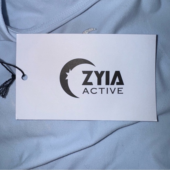 NWT ZYIA Active Women's Hermosa Jumpsuit Romper in Pacific Blue Size Extra Small - Picture 15 of 16